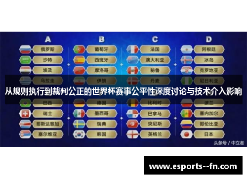 从规则执行到裁判公正的世界杯赛事公平性深度讨论与技术介入影响 从规则执行到裁判公正的世界杯赛事公平性深度讨论与技术介入影响